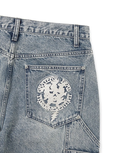 thisisneverthat(ディスイズネバーザット)の「GD Lightning Double Knee Pant(デニムパンツ・メンズ・ブラック系その他/ブルー系その他・M/XL/L)」の4枚目の写真