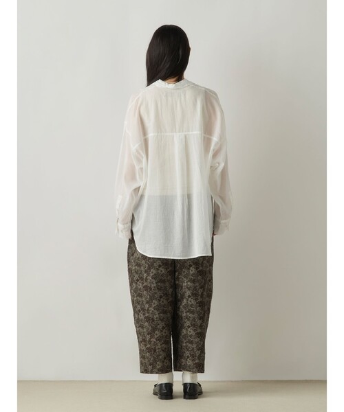 MidiUmi（ミディウミ）の「MidiUmi シアースキッパーチュニック（ワンピース・レディース・ブラウン/ブラック/オフホワイト・FREE）」の11枚目の写真