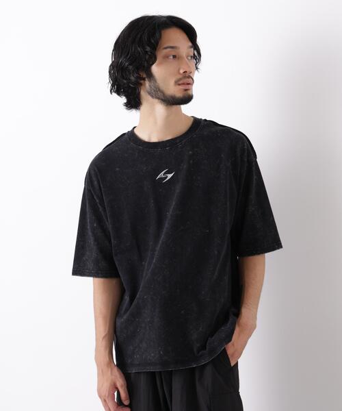 NANO universe(ナノユニバース)の「ワンポイントピグメントTシャツ 半袖(Tシャツ/カットソー・メンズ・ブラウン/スミクロ/ピンク系その他・M/L)」の5枚目の写真