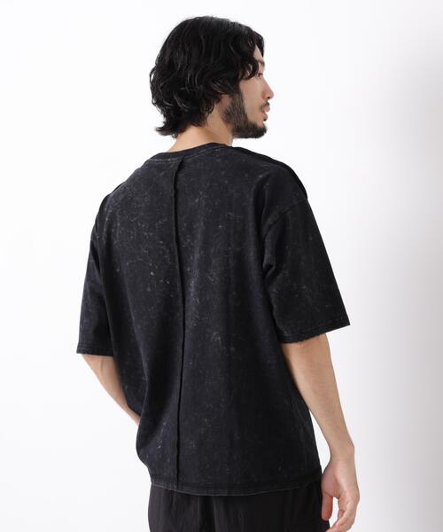 NANO universe(ナノユニバース)の「ワンポイントピグメントTシャツ 半袖(Tシャツ/カットソー・メンズ・ブラウン/スミクロ/ピンク系その他・M/L)」の6枚目の写真