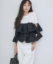 シャイニーフリルTシャツ