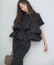 シャイニーフリルTシャツ