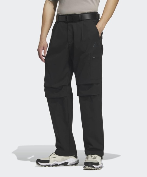 adidas(アディダス)の「ビヨンド ザ コースEX STRETCH ツイストウィーブ アンクル カーゴパンツ【adidas Golf/アディダスゴルフ】(その他パンツ・メンズ・ブラック・100/73/76/82/92/96/85/88/79)」の1枚目の写真
