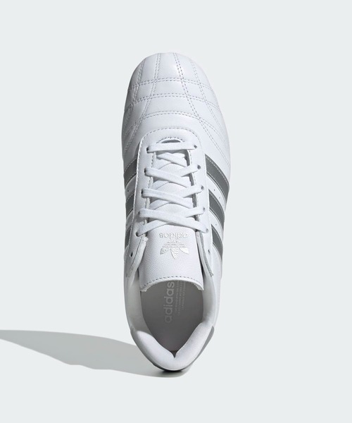 adidas（アディダス）の「テコンドー シューレース / Taekwondo Lace / アディダスオリジナルス adidas Originals（スニーカー・レディース・ホワイト×シルバー・22.0cm/22.5cm/23.0cm/23.5cm/24.0cm/24.5cm/25.0cm/25.5cm/26.0cm/26.5cm/27.0cm/27.5cm/28.0cm/28.5cm/29.0cm）」の2枚目の写真
