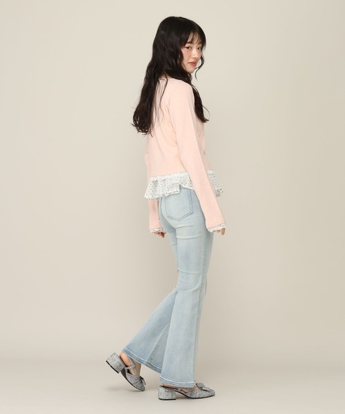 Heather（ヘザー）の「モチーフレースカーディガン　1055390（カーディガン/ボレロ・レディース・ネイビー/イエロー/ピンク/ブラウン・FREE）」の8枚目の写真