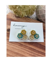 【himemayu】お花ピアス(MA)