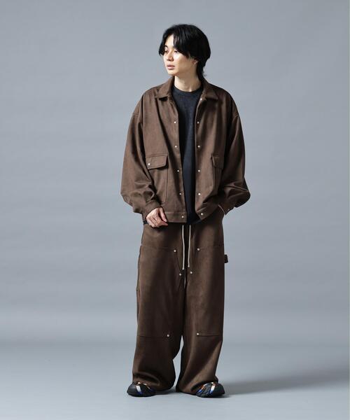DANKE SCHON(ダンケシェーン)の「DankeSchon/ダンケシェーン/ECOSUEDE COVERALLS(カバーオール・メンズ・ブラック系その他/ブラウン・L/M/S)」の17枚目の写真