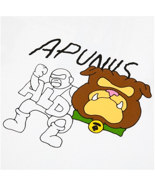 AAPE BY A BATHING APE(エーエイプバイアベイシングエイプ)の「AAPER "Peace" TEE(Tシャツ/カットソー・メンズ・ホワイト・MEDIUM/LARGE/X-LARGE/SMALL)」の4枚目の写真