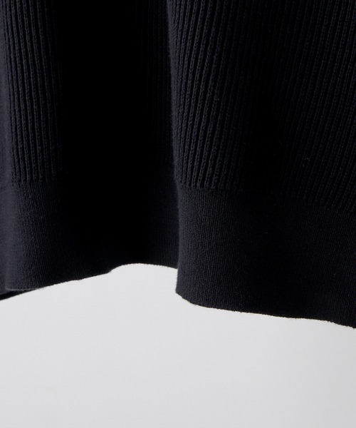 CLEL(クレイル)の「【CLEL】Basic Rib Knit Crew-Neck Cardigan / ベーシック 畦編みクルーネックカーディガン(カーディガン/ボレロ・メンズ・ブラック/杢グレー/ネイビー/レッド・XS/M/S/L)」の10枚目の写真
