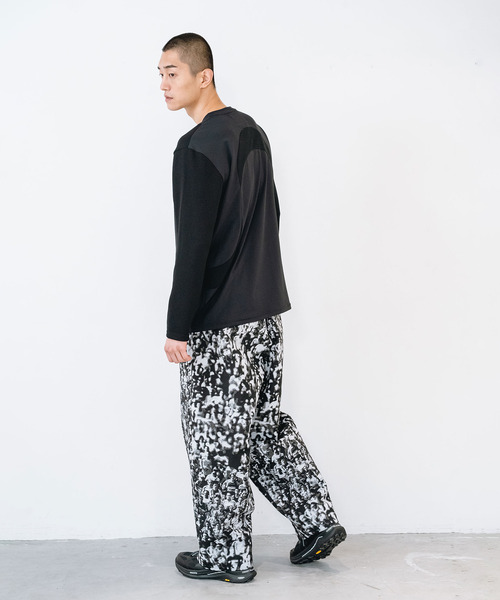 yoshiokubo（ヨシオクボ）の「yoshiokubo ヨシオクボ / RUNNER JACQUARD WIDE PT ランナージャガードワイドパンツ / YKF26402（その他パンツ・メンズ・マルチ/ブラック・3/2）」の14枚目の写真