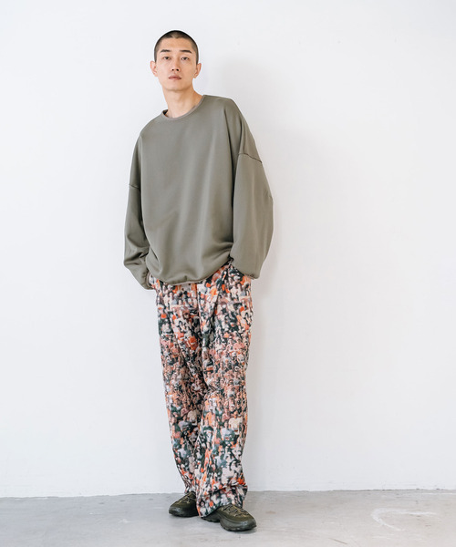 yoshiokubo（ヨシオクボ）の「yoshiokubo ヨシオクボ / RUNNER JACQUARD WIDE PT ランナージャガードワイドパンツ / YKF26402（その他パンツ・メンズ・マルチ/ブラック・3/2）」の17枚目の写真