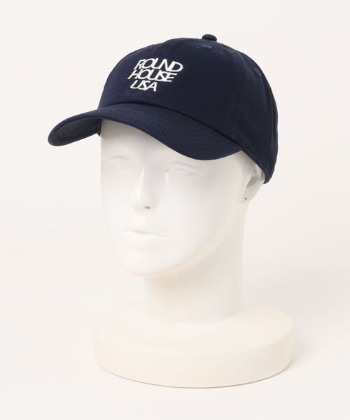 ROUND HOUSE（ラウンドハウス）の「【ROUND HOUSE/ラウンドハウス】 USA刺繍 Stone Washed Baseball Caps/刺繍ロゴ ストーンウォッシュキャップ ワークキャップ（キャップ・メンズ・ブラック/チャコールグレー/ネイビー/カーキ/ベージュ系その他・FREE）」の5枚目の写真