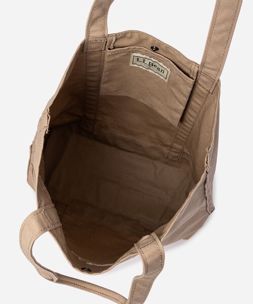 L.L.Bean(エルエルビーン)の「L.L.Bean x Saturdays NYC Grocery Tote(トートバッグ・メンズ・ベージュ/チャコールグレー/ブラック・FREE)」の18枚目の写真