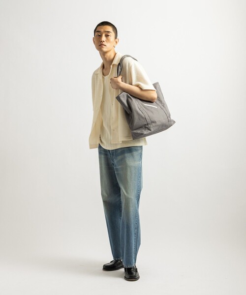 L.L.Bean(エルエルビーン)の「L.L.Bean x Saturdays NYC Grocery Tote(トートバッグ・メンズ・ベージュ/チャコールグレー/ブラック・FREE)」の12枚目の写真