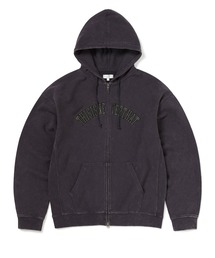 Applique Zip Up Hoodie