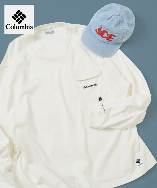 Columbia(コロンビア)の「限定展開 Columbia×FREAK'S STORE 別注 インペリアルパーク ロングスリーブ ポケットTシャツ(Tシャツ/カットソー・メンズ・ホワイト/ベージュ/ブラック/チャコールグレー/グレー/ネイビー・X-LARGE/LARGE/SMALL/MEDIUM)」の21枚目の写真