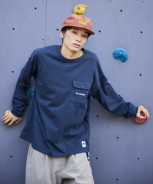 Columbia(コロンビア)の「限定展開 Columbia×FREAK'S STORE 別注 インペリアルパーク ロングスリーブ ポケットTシャツ(Tシャツ/カットソー・メンズ・ホワイト/ベージュ/ブラック/チャコールグレー/グレー/ネイビー・X-LARGE/LARGE/SMALL/MEDIUM)」の18枚目の写真
