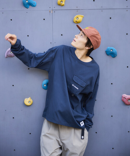Columbia(コロンビア)の「限定展開 Columbia×FREAK'S STORE 別注 インペリアルパーク ロングスリーブ ポケットTシャツ(Tシャツ/カットソー・メンズ・ホワイト/ベージュ/ブラック/チャコールグレー/グレー/ネイビー・X-LARGE/LARGE/SMALL/MEDIUM)」の19枚目の写真