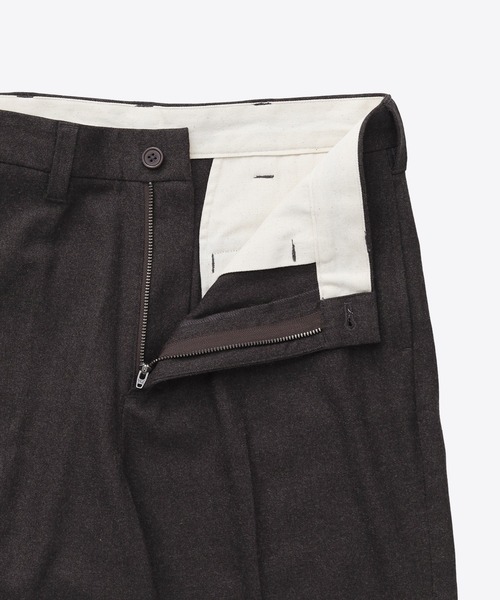 FIDELITY（フィデリティ）の「SERGE TROUSERS / クラシックトラウザーパンツ（その他パンツ・メンズ・ブラウン/チャコール・MEDIUM/X-LARGE/LARGE）」の9枚目の写真