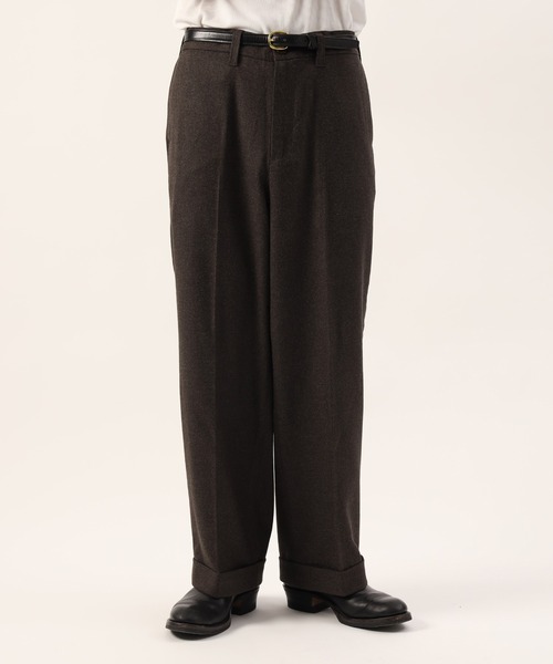 FIDELITY（フィデリティ）の「SERGE TROUSERS / クラシックトラウザーパンツ（その他パンツ・メンズ・ブラウン/チャコール・MEDIUM/X-LARGE/LARGE）」の12枚目の写真