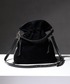 welise（ウェライズ）の「【welise×ADAMPATEK】faded flockey denim drawstring minibag/フェードフロッキーデニム 巾着バッグ（ショルダーバッグ・FREE）」