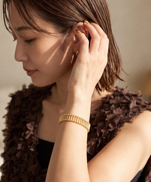 STYLE DELI(スタイルデリ)の「マグネットブレス/ラダー(ネックレス・レディース・シルバー/ゴールド・M-L/S-M)」の3枚目の写真