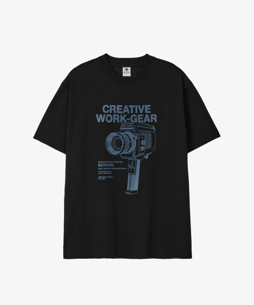 BOOVOOM（ブーブーム）の「[ビッグサイズ]クリエイター ワーク ギア Tシャツ（Tシャツ/カットソー・メンズ・ブルー/ホワイト/ブラック・XL/XXXL/XXL）」の4枚目の写真