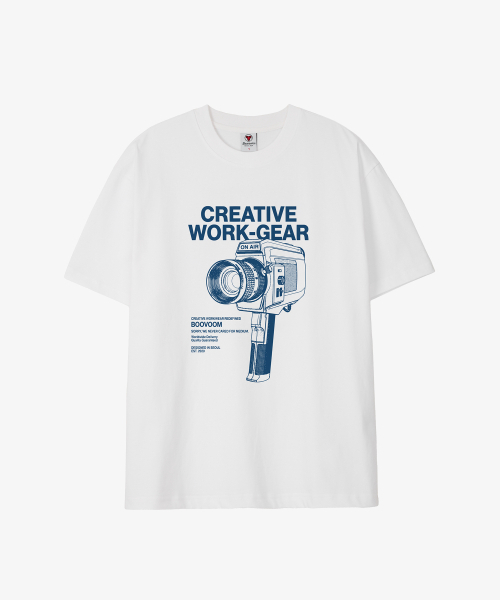 BOOVOOM（ブーブーム）の「[ビッグサイズ]クリエイター ワーク ギア Tシャツ（Tシャツ/カットソー・メンズ・ブルー/ホワイト/ブラック・XL/XXXL/XXL）」の5枚目の写真