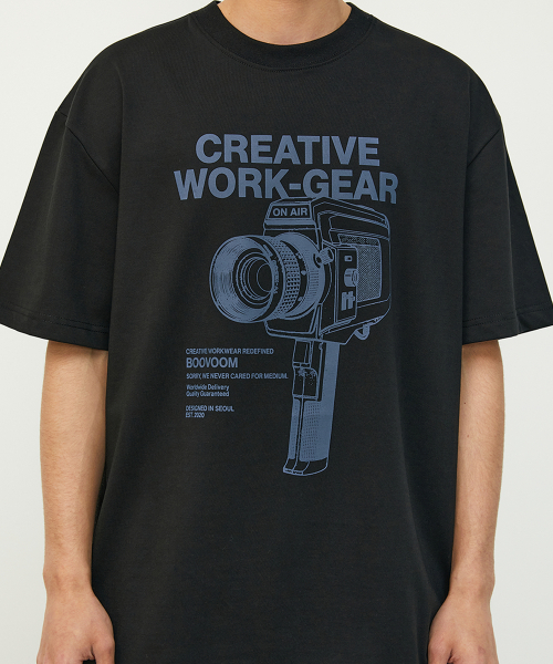 BOOVOOM（ブーブーム）の「[ビッグサイズ]クリエイター ワーク ギア Tシャツ（Tシャツ/カットソー・メンズ・ブルー/ホワイト/ブラック・XL/XXXL/XXL）」の13枚目の写真