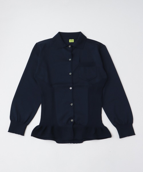ODAKHA(オダカ)の「【ODAKHA/オダカ】Air Frame Shirt(ニット/セーター・レディース・ネイビー・38)」の9枚目の写真