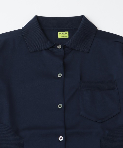 ODAKHA(オダカ)の「【ODAKHA/オダカ】Air Frame Shirt(ニット/セーター・レディース・ネイビー・38)」の11枚目の写真
