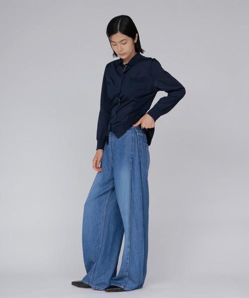ODAKHA(オダカ)の「【ODAKHA/オダカ】Air Frame Shirt(ニット/セーター・レディース・ネイビー・38)」の4枚目の写真