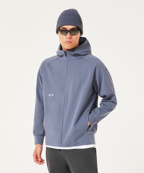 OAKLEY(オークリー)の「オークリー O-SYNC PACK LT FLEECE JACKET 1.0/ジャージ/スポーツ・トレーニング/メンズ/OAKLEY(パーカー・メンズ・チャコールグレー/ライトグレー/グレイッシュブルー・L/M/S/XL)」の3枚目の写真
