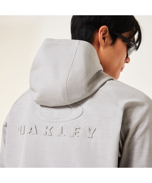 OAKLEY(オークリー)の「オークリー O-SYNC PACK LT FLEECE JACKET 1.0/ジャージ/スポーツ・トレーニング/メンズ/OAKLEY(パーカー・メンズ・チャコールグレー/ライトグレー/グレイッシュブルー・L/M/S/XL)」の7枚目の写真