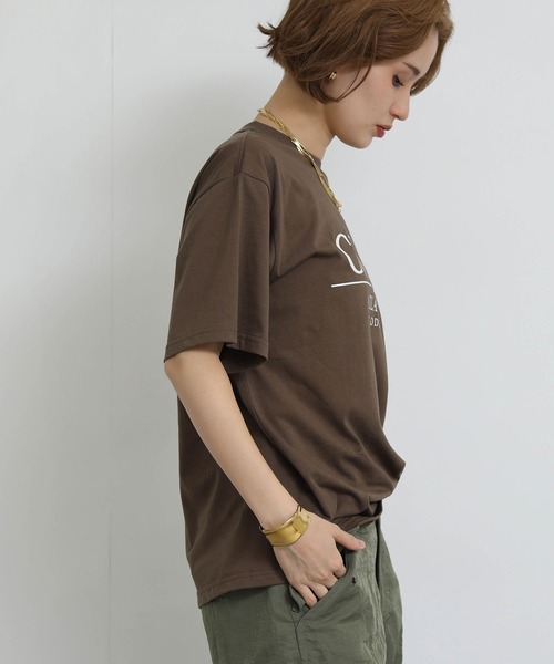 Re Fiina(フィーナ)の「COASTロゴTEE(スウェット・レディース・グレー/ブラウン・FREE)」の13枚目の写真