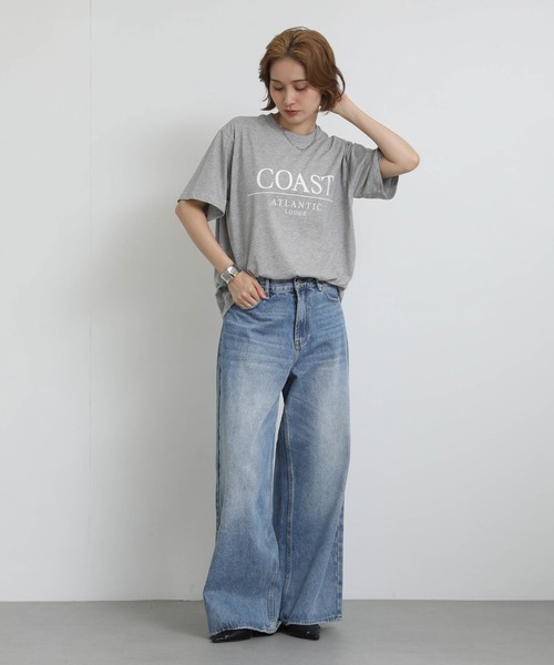 Re Fiina(フィーナ)の「COASTロゴTEE(スウェット・レディース・グレー/ブラウン・FREE)」の17枚目の写真