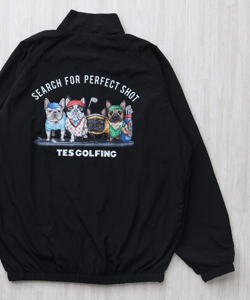 The Endless Summer（エンドレスサマー）の「TES GOLF NYLON TRAINING JACKET 4BUHI DESIGN/ ナイロンジャケット（その他アウター・メンズ・チャコール/オリーブ/ブラック/ネイビー/ライトグレー・SMALL/MEDIUM/LARGE/X-LARGE）」の11枚目の写真