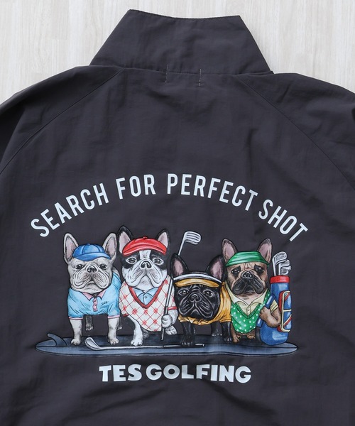 The Endless Summer（エンドレスサマー）の「TES GOLF NYLON TRAINING JACKET 4BUHI DESIGN/ ナイロンジャケット（その他アウター・メンズ・チャコール/オリーブ/ブラック/ネイビー/ライトグレー・SMALL/MEDIUM/LARGE/X-LARGE）」の22枚目の写真