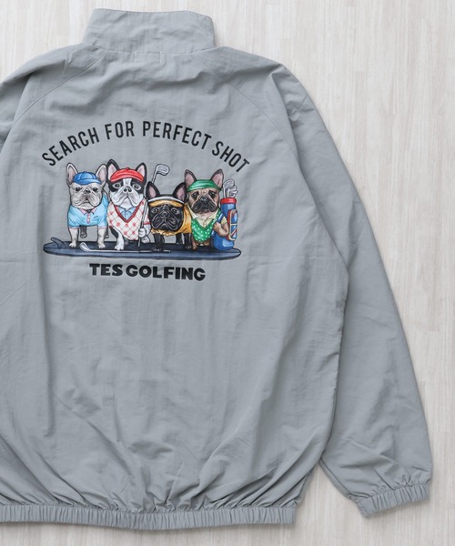 The Endless Summer（エンドレスサマー）の「TES GOLF NYLON TRAINING JACKET 4BUHI DESIGN/ ナイロンジャケット（その他アウター・メンズ・チャコール/オリーブ/ブラック/ネイビー/ライトグレー・SMALL/MEDIUM/LARGE/X-LARGE）」の16枚目の写真