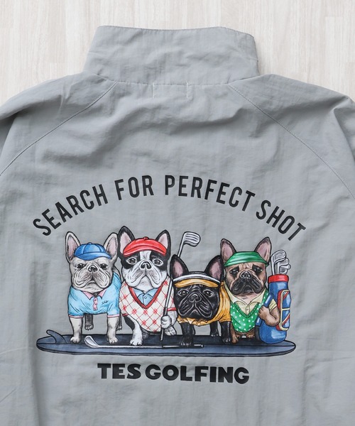 The Endless Summer（エンドレスサマー）の「TES GOLF NYLON TRAINING JACKET 4BUHI DESIGN/ ナイロンジャケット（その他アウター・メンズ・チャコール/オリーブ/ブラック/ネイビー/ライトグレー・SMALL/MEDIUM/LARGE/X-LARGE）」の17枚目の写真