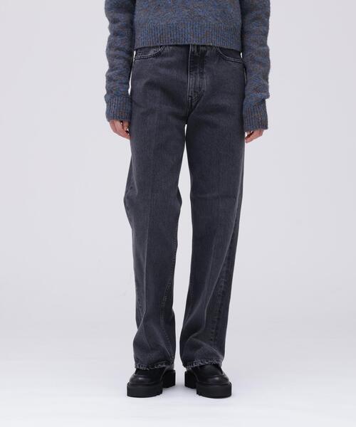 YLEVE(イレーヴ)の「YLEVE / 13.5oz DENIM PRESSED 5P(デニムパンツ・レディース・グレー/ブルー・2/1)」の14枚目の写真