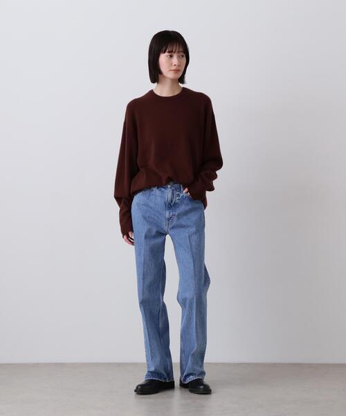 YLEVE(イレーヴ)の「YLEVE / 13.5oz DENIM PRESSED 5P(デニムパンツ・レディース・グレー/ブルー・2/1)」の17枚目の写真