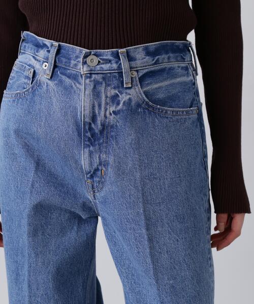 YLEVE(イレーヴ)の「YLEVE / 13.5oz DENIM PRESSED 5P(デニムパンツ・レディース・グレー/ブルー・2/1)」の9枚目の写真