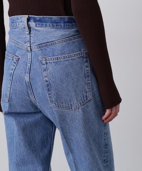 YLEVE(イレーヴ)の「YLEVE / 13.5oz DENIM PRESSED 5P(デニムパンツ・レディース・グレー/ブルー・2/1)」の10枚目の写真