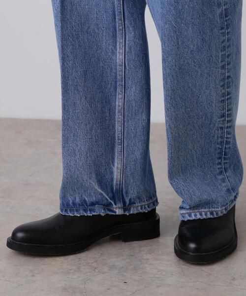 YLEVE(イレーヴ)の「YLEVE / 13.5oz DENIM PRESSED 5P(デニムパンツ・レディース・グレー/ブルー・2/1)」の11枚目の写真