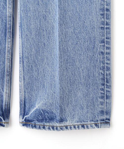 YLEVE(イレーヴ)の「YLEVE / 13.5oz DENIM PRESSED 5P(デニムパンツ・レディース・グレー/ブルー・2/1)」の4枚目の写真