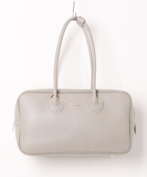 YOUNG&OLSEN The DRYGOODS STORE(ヤングアンドオルセン)の「【YOUNG&OLSEN】EMBOSSED LEATHER STUDENT M(ハンドバッグ・レディース・ブラック/ベージュ/ブラウン・FREE)」の3枚目の写真