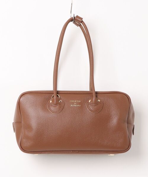 YOUNG&OLSEN The DRYGOODS STORE(ヤングアンドオルセン)の「【YOUNG&OLSEN】EMBOSSED LEATHER STUDENT M(ハンドバッグ・レディース・ブラック/ベージュ/ブラウン・FREE)」の2枚目の写真