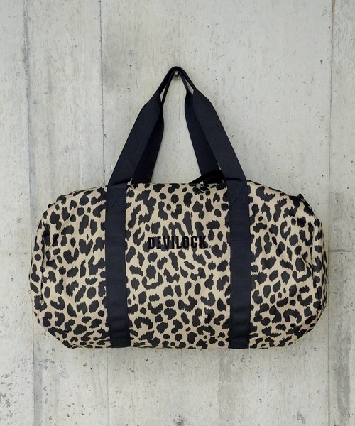 DEVILOCK(デビロック)の「DEVILOCK DEVILOCK LOGO EMBROIDERY BOSTON BAG(ボストンバッグ・メンズ・レオパード/ブラック・FREE)」の6枚目の写真