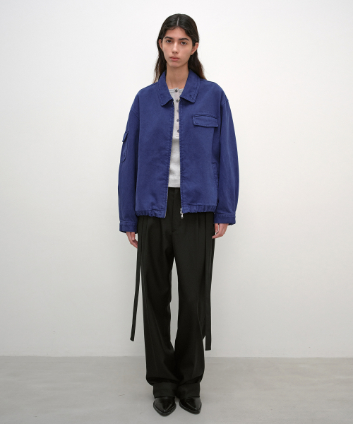 INSILENCE WOMEN(インサイレンスウーマン)の「FRNCH blue コットンジャケット FRENCH BLUE(その他アウター・レディース・その他・MEDIUM/SMALL)」の2枚目の写真